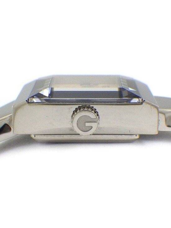 Gucci Watch Frame 128.5 Square GG Pattern Pink Shell Dial SS Quartz Movement main image 9